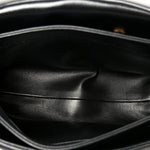 Lambskin Quilted Medium Color Match Flap Black