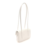 Shiny Caviar Mini Preppy Coco Shoulder Bag White