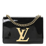 Patent Louise PM Chain Clutch Black