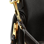 Calfskin Mini Jennifer Crossbody Bag Brown
