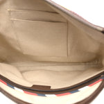Soft GG Supreme Monogram Courrier Web Medium Flat Messenger Bag Beige New Acero Multicolor