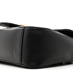 Calfskin Matelasse Small GG Marmont Shoulder Bag Black