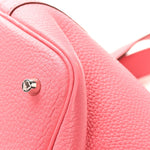 Taurillon Clemence Picotin Lock 22 MM Rose Azalee