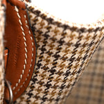 Smooth Calfskin Tweed Nano Big Bag Bucket Tan