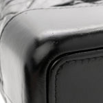 Aged Calfskin Quilted Small Gabrielle Backpack Black