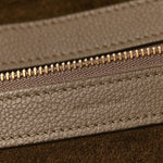 Soft Grained Calfskin Small Belt Cabas Phantom Taupe
