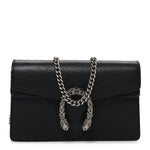 Calfskin Super Mini Dionysus Shoulder Bag Black