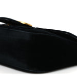 Velvet Matelasse Small GG Marmont Shoulder Bag Black