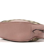 Monogram Mini Bree Messenger Bag Beige Soft Pink