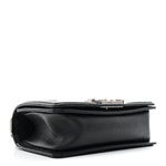 Caviar Quilted Small Boy Flap Black