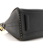Calfskin Chain Detail Small Antigona Black