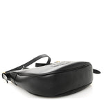 Supple Calfskin Cuir Triomphe Small Heloise Shoulder Bag Black
