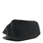 Caviar Quilted Grand Shopping Tote GST Black
