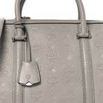 Calfskin Ottomar Monogram Boston Bag Dove