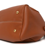 Grained Calfskin Low Key Speedy 30 Cognac