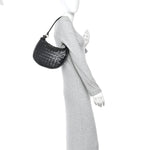 Nappa Intrecciato Small Gemelli Black