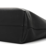 Grained Calfskin Triomphe Medium Cabas Anais Black