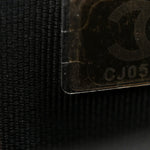 Lambskin Quilted Resin CC Mini Flap Bag Black White