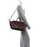 Supple Shiny Lambskin Medium Smiling New Luggage Brick
