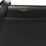 Calfskin Reverse Satchel Black