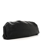 Smooth Butter Calf The Pouch Oversized Clutch Black