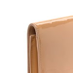 Patent Calfskin Monogram Large Belle De Jour Clutch Chair