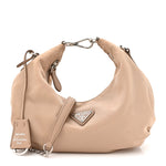 Tessuto Nylon Saffiano Re-Edition 2006 Shoulder Bag Cammeo