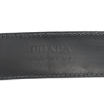 Saffiano Triangle Belt 100 40 Black