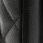 Caviar Quilted Grand Shopping Tote GST Black