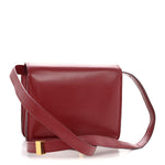 Box Calfskin Small Classic Box Flap Bag Red