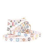 LV X TM Monogram Multicolor Phone Holder White