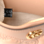 Calfskin GG Matelasse Chain Handbag Porcelain Rose