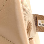 Lambskin Quilted Medium Chanel 19 Flap Dark Beige