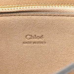 Calfskin Suede Medium Faye Shoulder Bag Motty Grey