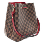 Damier Ebene Neonoe MM Cherry Berry