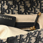 Oblique Saddle Bag Blue