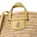 Palm Leaf Raffia Small Macy Tote Natural Sunbleached