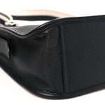 Vitello Daino Soft Hobo Messenger Bag Black