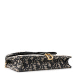 Oblique Saddle Chain Pouch Blue