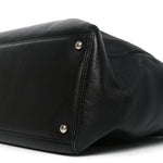 Calfskin Cerf Shopper Tote Black