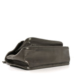 Crinkled Calfskin Matelasse Monogram Baby Niki Chain Satchel Platinum