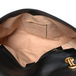 Calfskin Matelasse Medium GG Marmont Shoulder Bag Black