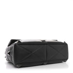Nappa Monochrome Large Roman Stud Shoulder Bag Black