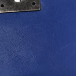 Calfskin Quilted Medium Boy Flap Blue