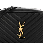 Calfskin Matelasse Monogram Lou Camera Bag Black