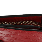 Guccissima Signature Bowy Chain Wallet Hibiscus Red