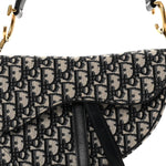 Oblique Saddle Bag Blue