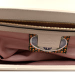 Vitello Palmellato Lux Crystal Medium Rajah Shoulder Bag Mystic White Multicolor