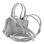 X UGG Fleece Small Shopping Bag Heather Grey
