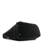 Glazed Calfskin Large On The Road Tote Black